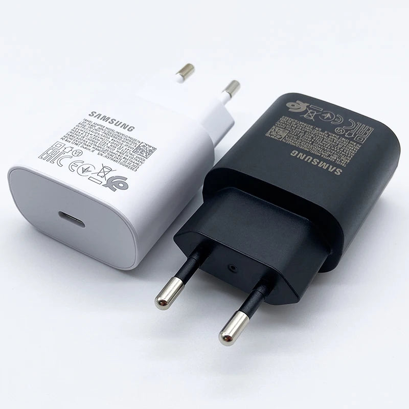 Samsung Cargador superrápido Usb tipo C, adaptador de Cargador para Galaxy S24, S23, S20, S21, S22 Plus, A54, A34, Z Flip Fold 5, 6, 4, 25W