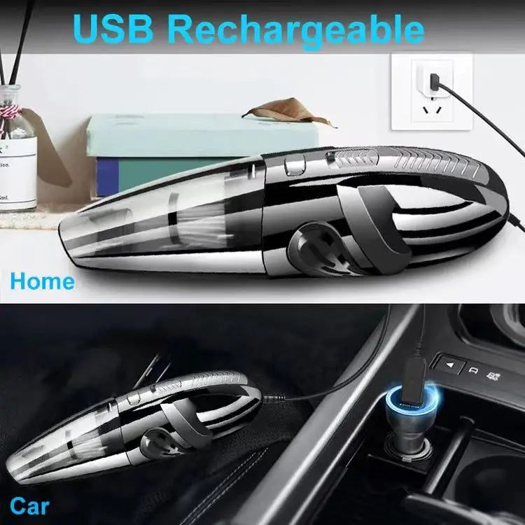 Aspiradora inalámbrica portátil, aspiradora de mano recargable con succión potente, carga rápida para pelo de mascota en casa y coche