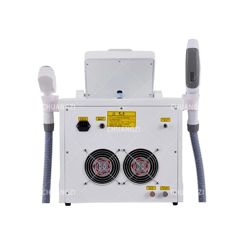 Máquina Láser IPL 2 en 1 para Eliminación de Tatuajes, Certificación CE, Máquina de Depilación Láser OPT ND YAG