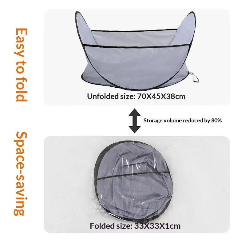 Nueva Bolsa de Red para Almacenamiento de Pelo de Mascotas, Cesta Impermeable Ajustable para Esquilado y Recorte Fácil, Suministros de Limpieza para Mascotas