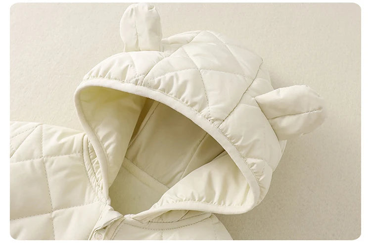 Ropa de invierno para recién nacido, ropa para niña, mono grueso para bebé, pelele cálido para bebé, Chaqueta de algodón, pelele, monos para niño, abrigo para niño pequeño
