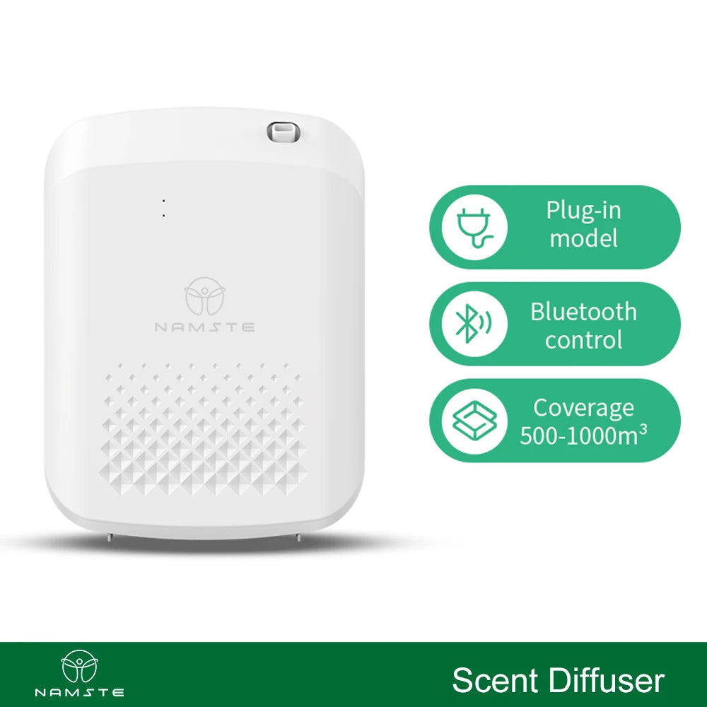 Difusor de Aroma inteligente NAMSTE, difusor de fragancia profesional para hoteles, máquina de Aroma para habitaciones grandes de 1000m3 con ventilador, Control Bluetooth