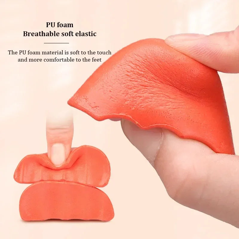 1 Par de Protectores de Puntera de PU Ajustables para Hombres y Mujeres, Plantillas Gruesas y Suaves para Alivio del Dolor, Protectores de Puntera para Zapatos