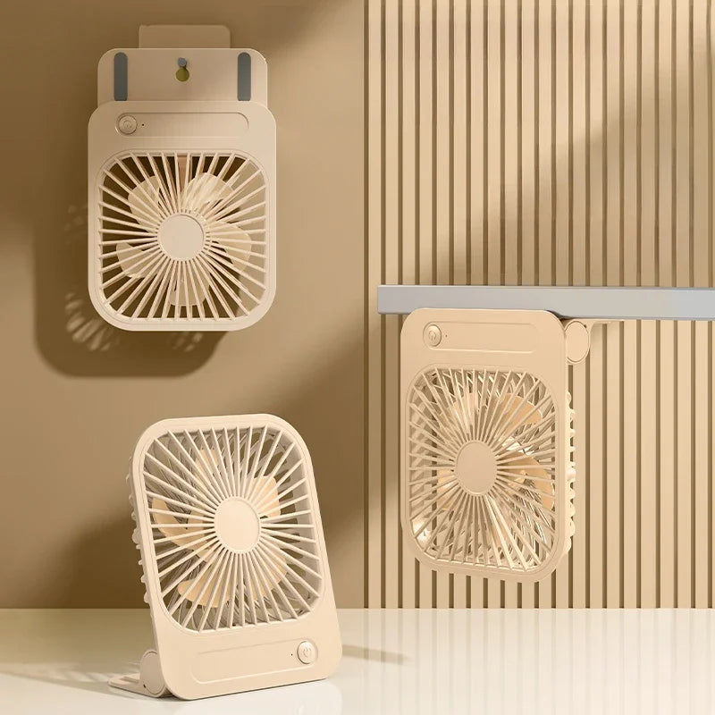 Potente ventilador de pared para inodoro Eary, recargable por Usb con ventilador de refrigeración magnético de viento de 1200mAh y 3 velocidades, ventilador de ventilación portátil para el hogar