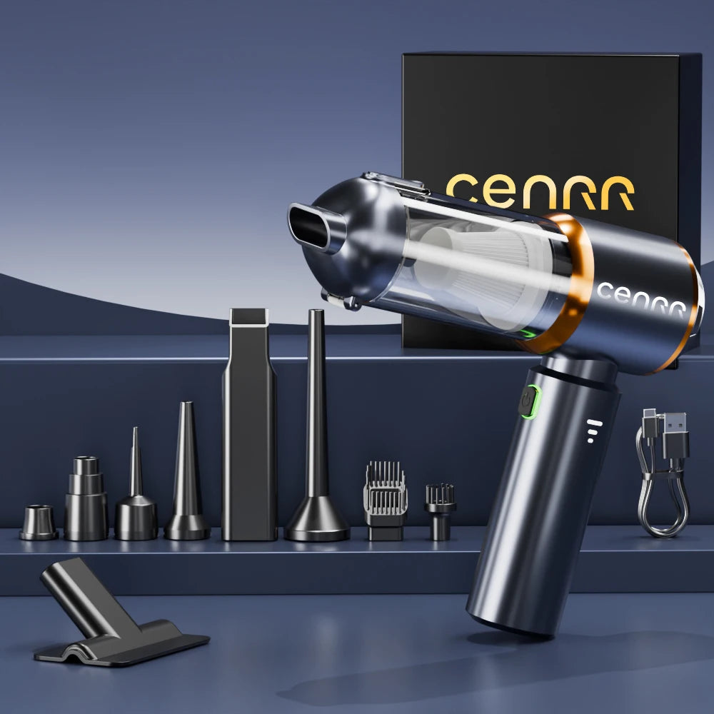 CENRR NUEVO Aspirador de Coche Mini Potente 998000 Aspiradora portátil PA para soplador de mano, limpiador de coche, electrodoméstico