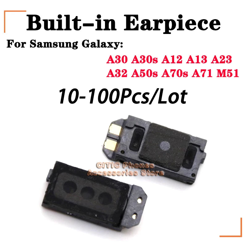 10-100 unids/lote nuevo auricular incorporado altavoz superior para Samsung Galaxy A12 A13 A23 A30 A30s A32 A50s A70s A71 M51