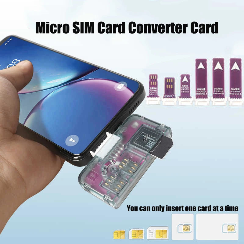 Adaptador de ranura para tarjeta SIM 4 en 1 NEX para iPhone, lector de tarjetas SIM, reemplazo rápido de tarjetas, soporte para tarjeta SIM, reinicio libre Nano