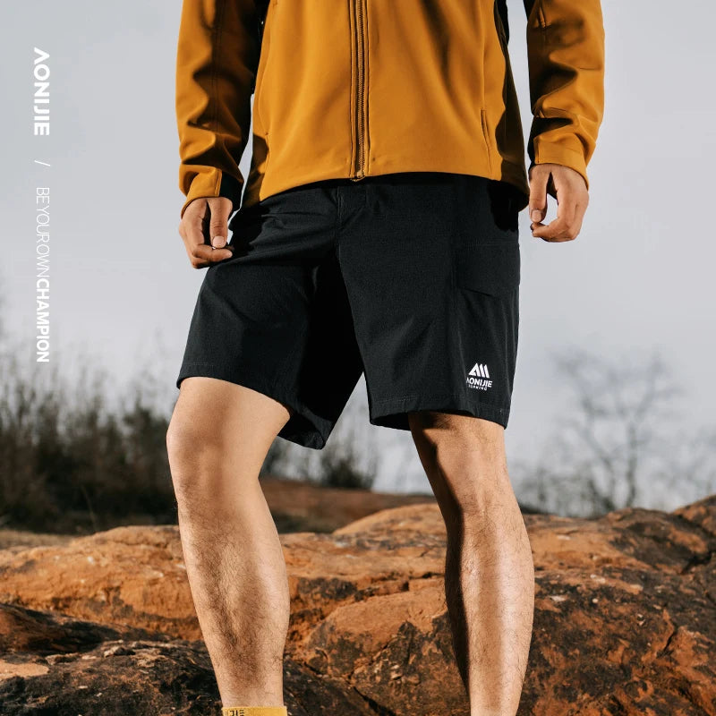 AONIJIE FM5222 pantalones cortos de secado rápido para hombre, verano, correr al aire libre, transpirables, de secado rápido, cinco pantalones, pantalones de entrenamiento físico