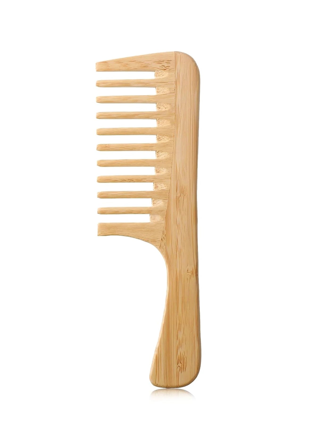 Juego de peines antiestáticos de bambú hechos a mano, peine de bambú natural para el cabello de mujeres y hombres, peines de madera para el cabello y la barba, 1 ud./3 piezas