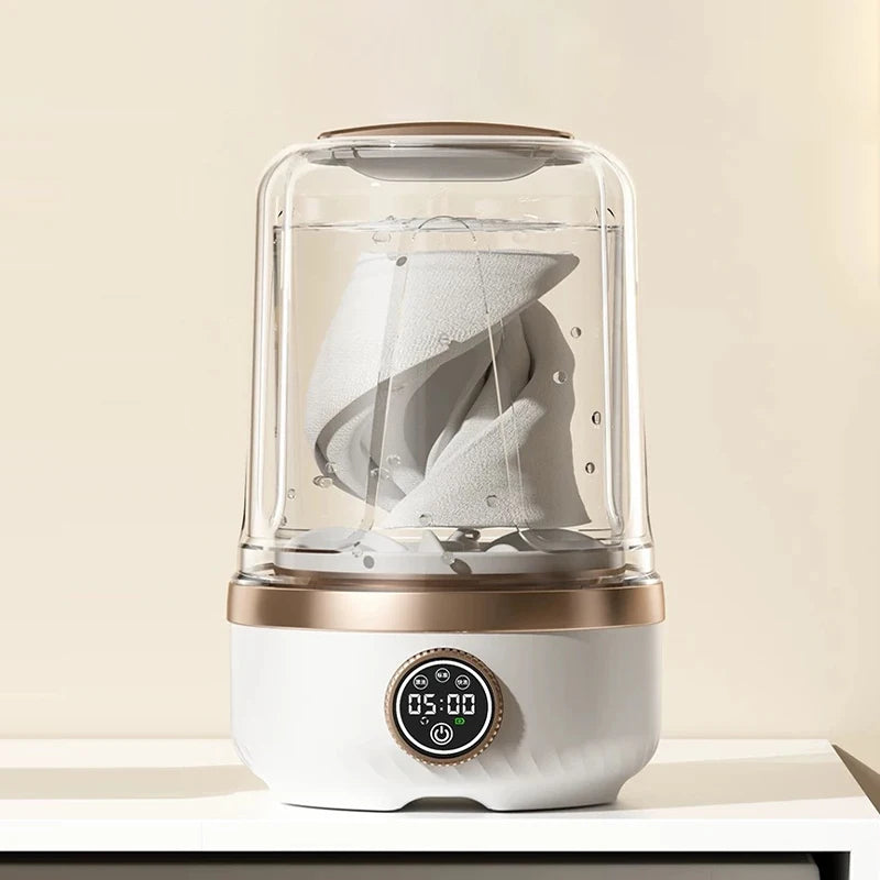 Lavadora Portátil Inalámbrica Mi 2L con Taza de Lavado Automática, Mini Lavadora Recargable Especial para Ropa de Bebé