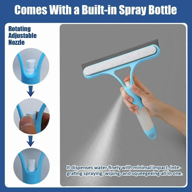 1/2/3 Uds limpiador a vapor ventana Squeardo para gafas escurridor baño limpiaparabrisas limpiador de ventanas escurridor de vidrio ventana de vidrio de coche