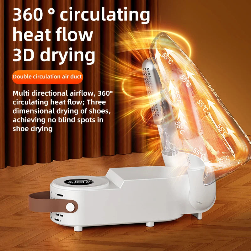 HOMEFISH Secador de zapatos eléctrico de estilo coreano 220 V - Calentador de calzado para desodorizar y esterilizar aparatos de uso doméstico