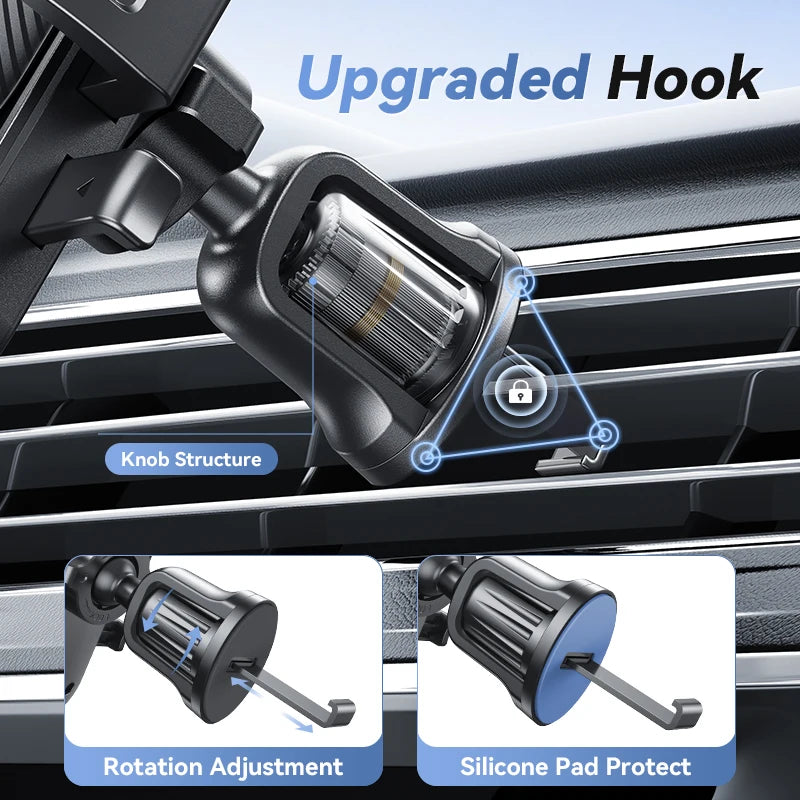 Joyroom Soporte para teléfono para automóvil 360 °   Soporte para teléfono con rotación de ventilación de aire para coche, soporte Universal para teléfono móvil manos libres para teléfonos de 4,7-6,9 pulgadas