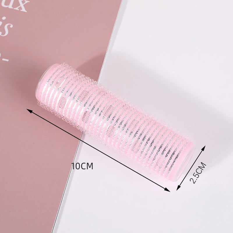 1 Uds. Rodillos para el cabello con agarre automático, rizador perezoso, cinta rizadora de seda, rodillo para el cabello, varilla rizadora sin calor, herramientas de estilismo para el cabello