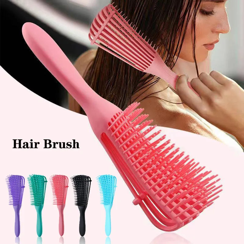 Cepillo para el cabello, cepillo para desenredar, masaje del cuero cabelludo, peine para el cabello para mujeres, cepillo para desenredar el peinado, herramienta de cuidado de salón de peluquería rizado