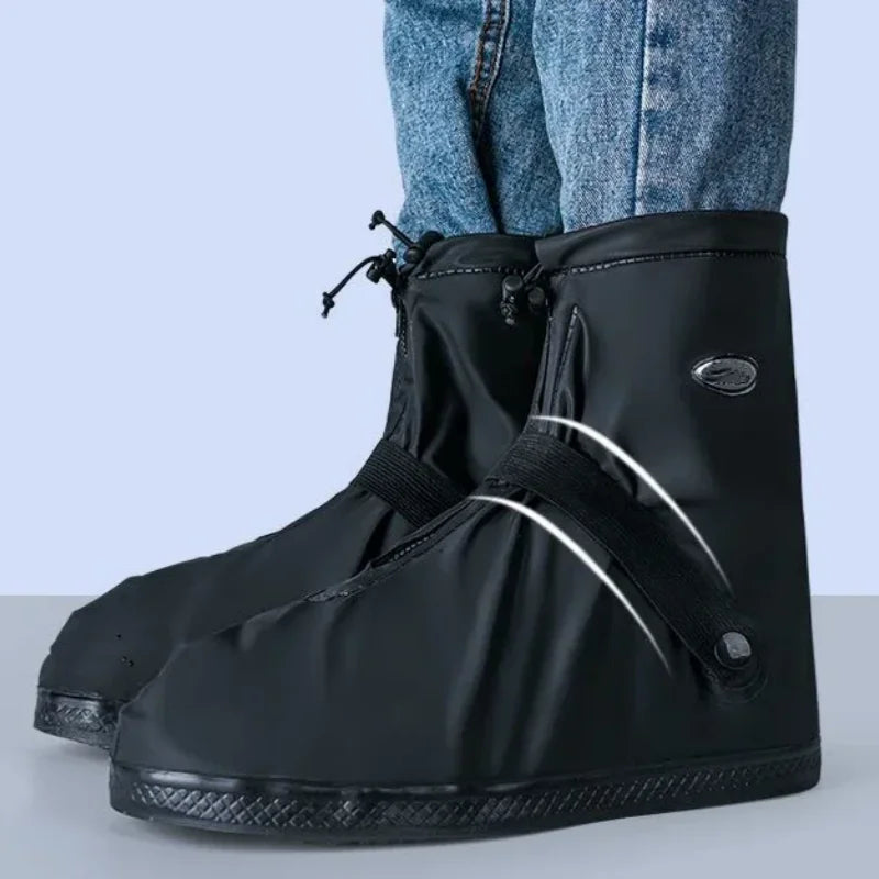 Cubierta impermeable para zapatos contra la lluvia, cubiertas antideslizantes reutilizables para botas de senderismo y ciclismo, protectores para zapatos, cubierta para botas de arena húmeda para lluvia y nieve