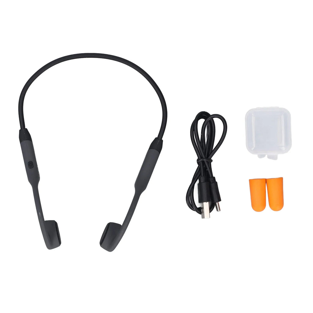 Auriculares Inalámbricos de Conducción Ósea, Alta Calidad de Sonido, Deportivos, 6 Horas de Reproducción, Bluetooth, Auriculares de Conducción Ósea de Oreja Abierta