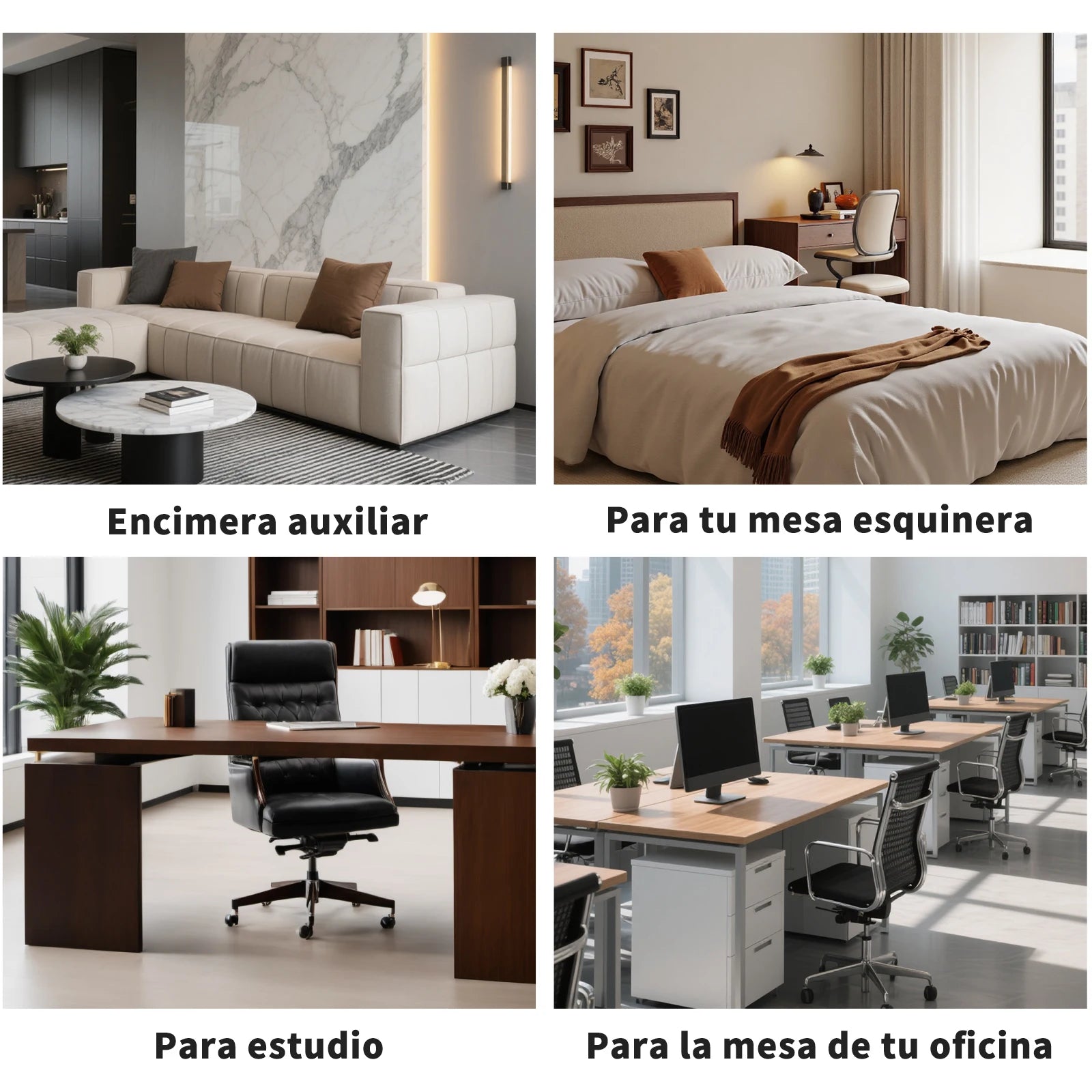 Juego de 2 Mesitas de Noche con 1 Cajón, 4 Niveles de Tomacorrientes, Gabinete Metálico de 4 Capas, Estante Abierto de Madera para Dormitorio o Sala de Estar, Color Marrón