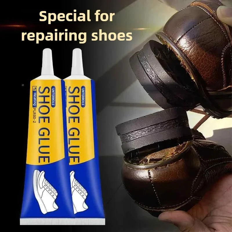Pegamento Fuerte para Zapatos 60ml, Adhesivo Impermeable de Secado Rápido para Reparación, Fijación de Zapatillas y Botas, Resina Suave Transparente para Manualidades DIY