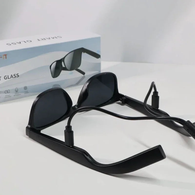 Gafas Inteligentes Lenovo con IA, 8K, Control Remoto, Cámara Táctil, Grabación, Asistente de Voz, Traductor, Bluetooth Inalámbrico