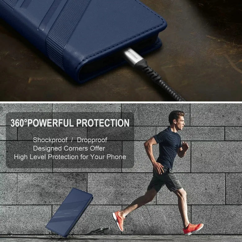 Funda de Lujo 360° para Xiaomi Poco X8 Pro Max 5G, Funda Protectora de Cuero Tipo Libro, Compatible con Poco X7 Pro, M7, M8 Pro, F7, M7, F8 Ultra, con Cierre Magnético