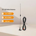 NAGOYA UT-106UV Antena de radioaficionado para automóvil Baofeng UV5R UV Antena de base magnética VHF UHF de doble banda