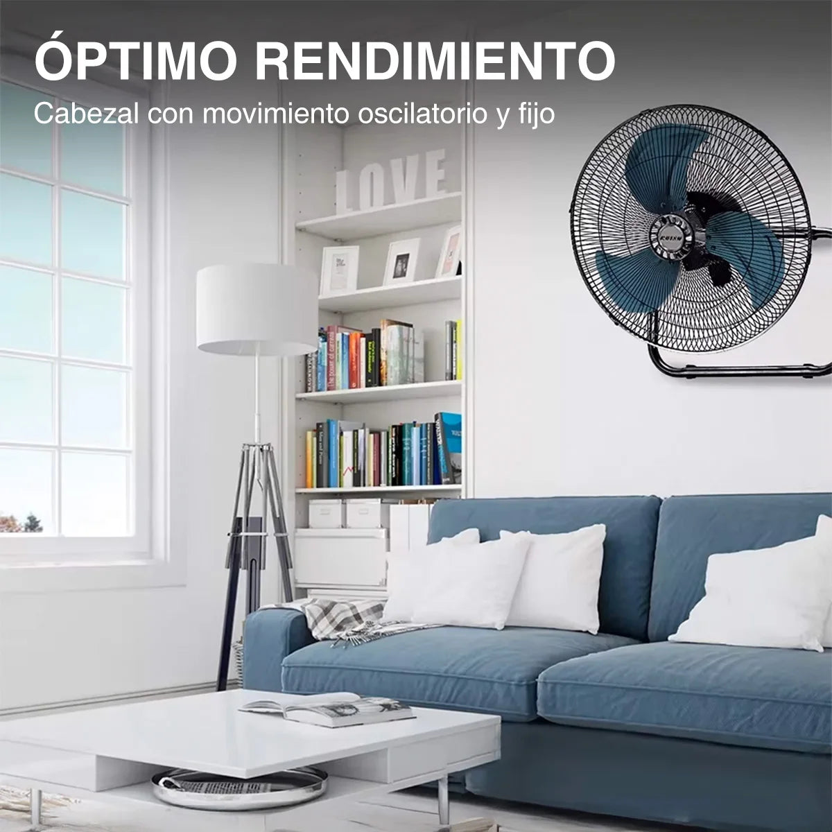 Ventilador Negro 3 en 1 con 3 Aspas Metálicas, 18 Velocidades, Oscilación y Velocidad Regular   Ventilador Silencioso de Bajo Consumo con Temporizador y Programación Ajustable