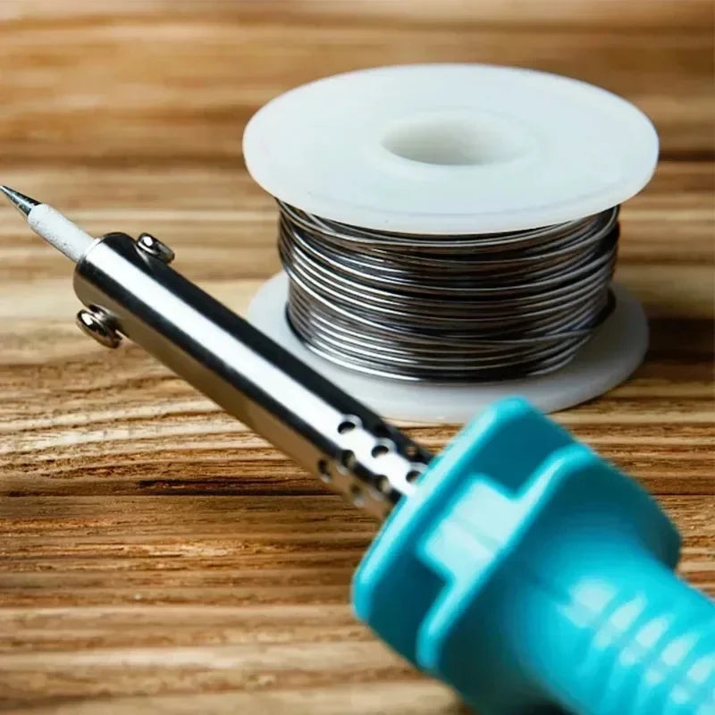 0,8mm 1,0mm 20g 50g 100g alambre de estaño para soldar núcleo de colofonia fundido rollo de alambre de soldadura sin flujo limpio 2,0%