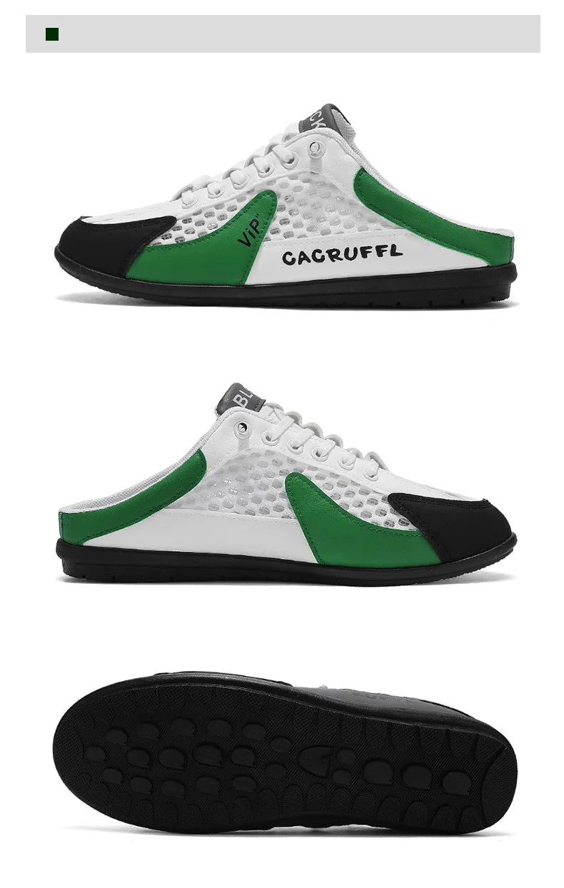 Zapatos de Hombre Estilo Verano 2026, Diseño Cerrado y Deslizante con Malla Transpirable, Mocasines Modernos y Transpirables