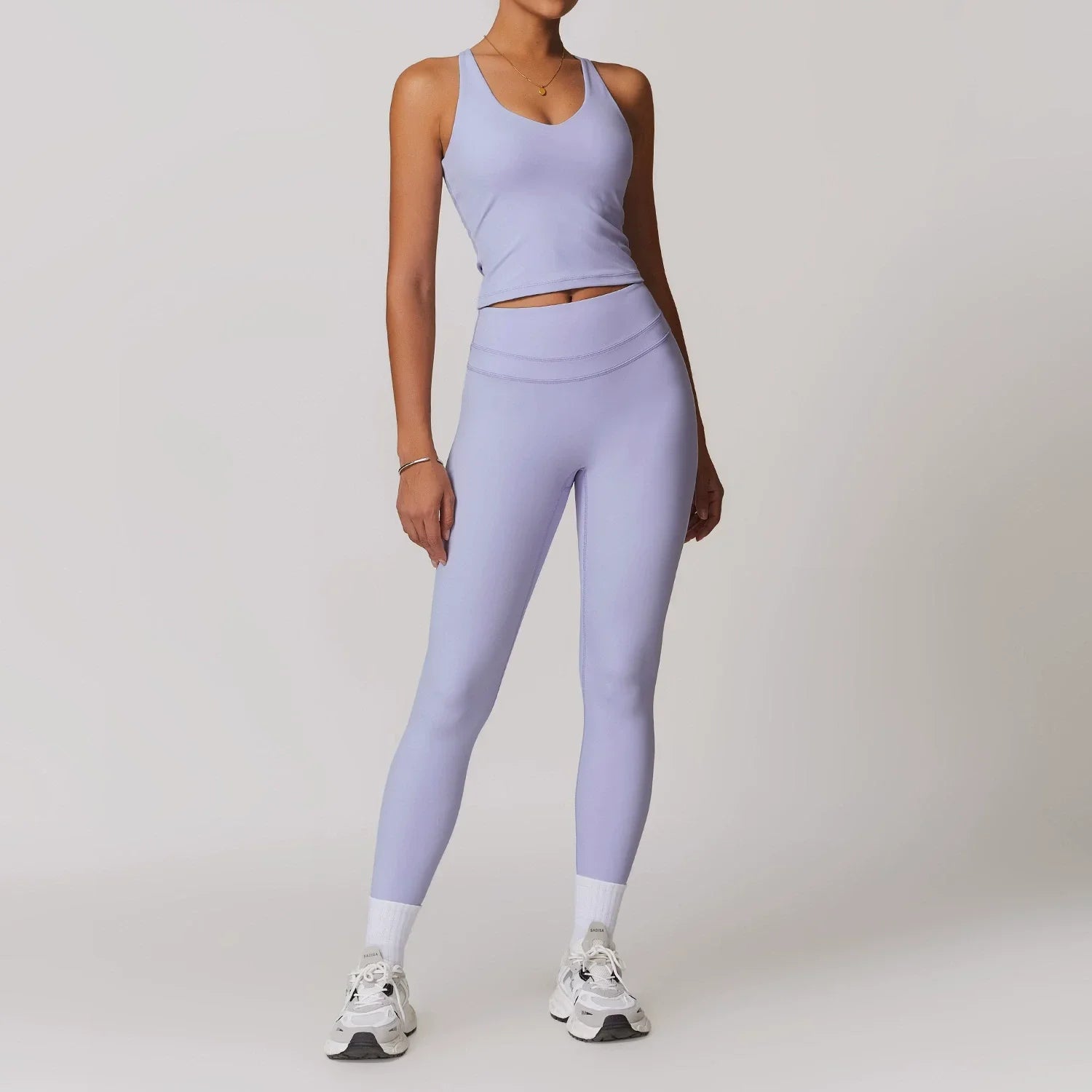 Ropa deportiva de 2 piezas para mujer, conjunto de Yoga, ropa de gimnasio, ropa deportiva, trajes de Yoga, conjunto de Fitness, chándales, Sujetador deportivo, mallas de cintura alta para gimnasio