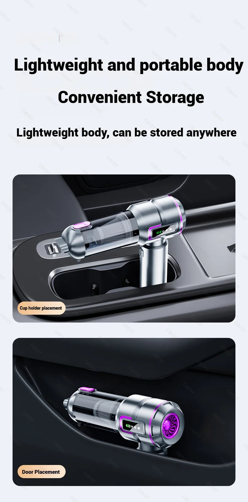 Aspirador de coche Mini potente 998000PA, electrodoméstico portátil, soplador de mano, aspirador para limpiador de coche