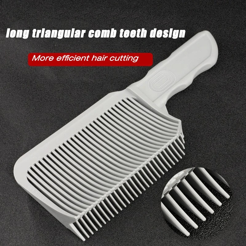Peines de corte de pelo, peine de mezcla para peinar, peine plano de arco, peine de posicionamiento para hombre, herramientas de corte de pelo