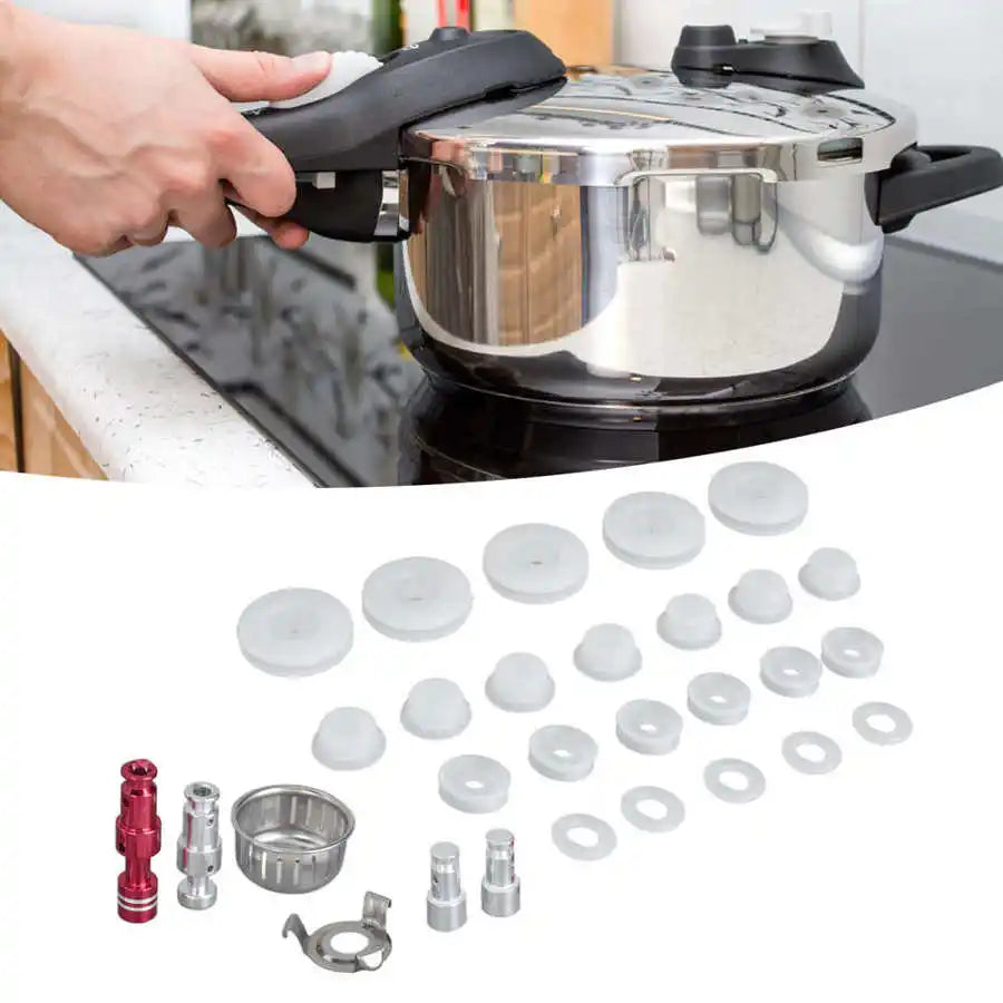 Junta de válvula de flotación Universal, soporte antibloqueo, piezas de olla a presión de repuesto, juego de accesorios de pieza de olla a presión eléctrica