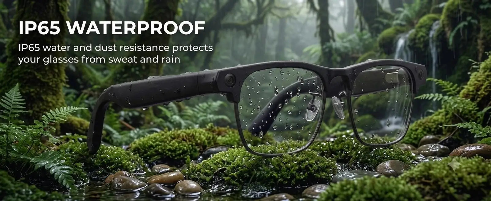 Gafas Inteligentes con Cámara para Hombre, Grabación de Video 4K, Reconocimiento de IA, Llamadas Bluetooth, Traducción de Voz, Anti Luz Azul para Mujer, para Trabajar