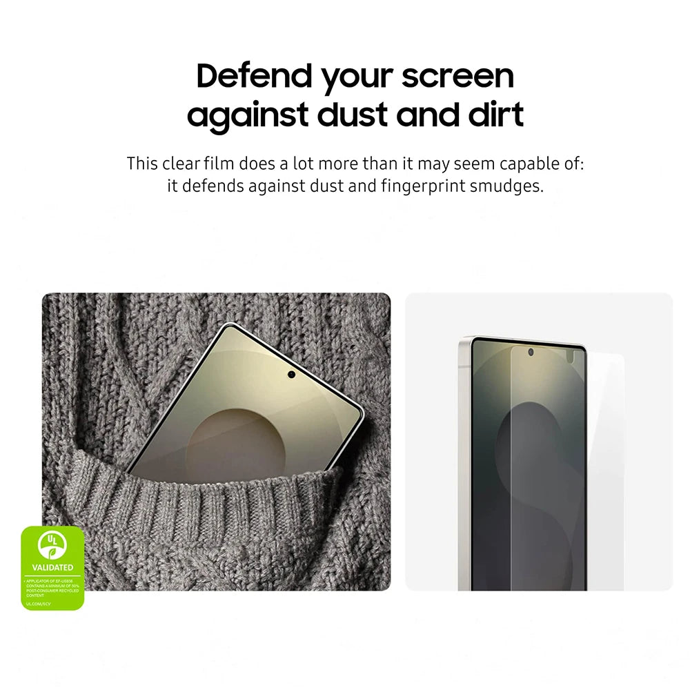 2 uds Original SAMSUNG Galaxy S25 Ultra película antirreflectante Protector de pantalla de teléfono EF-US938CTEG