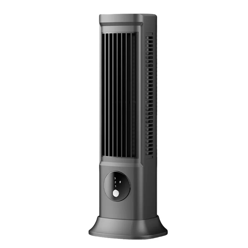 Ventilador de Torre portátil de 3 velocidades para escritorio, ventilador de pie silencioso, recargable, montaje en pared, para dormitorio, sala de estar y oficina