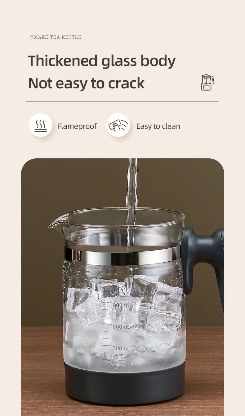 Hervidor de Agua Eléctrico Multifuncional de 1300 ml con Vaporizador, Regulador de Temperatura Constante para Leche de Bebé, Hervidor Termostático de 72 h