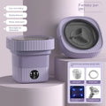 Lavadora plegable portátil de gran capacidad, cubo secador giratorio para ropa, ropa interior de viaje, calcetines, Mini lavadora, 6L/11L