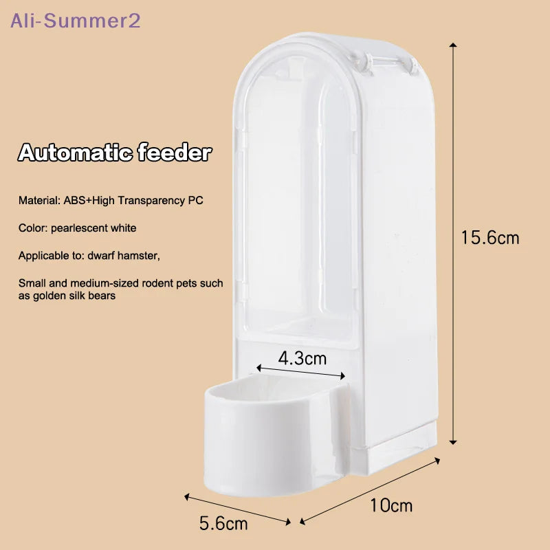 {Summer2} Bebedero de agua para animales pequeños, dispensador automático, botella de agua para hámster, dispensador de agua para mascotas de gran capacidad, suministros para mascotas