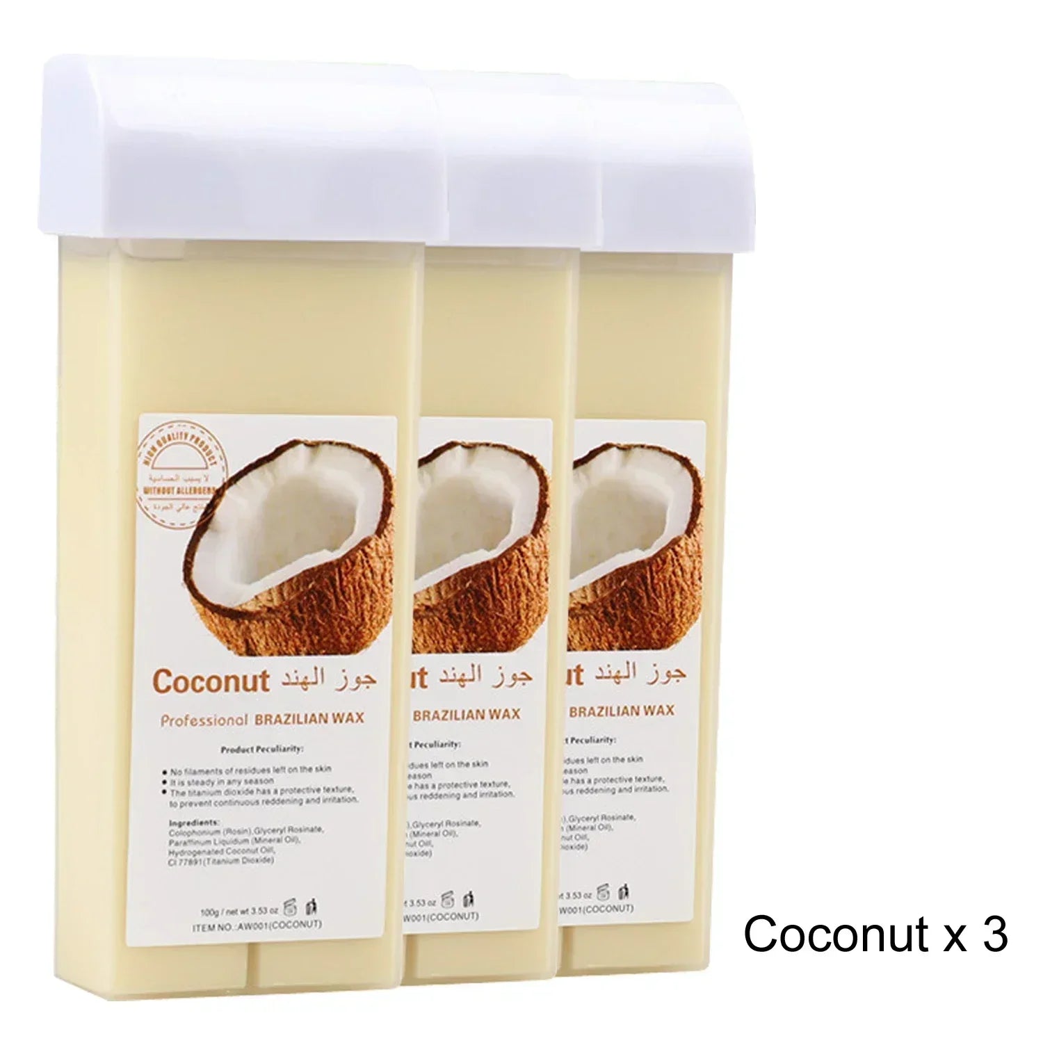 Cera depilatoria en roll-on 2026 con rosa y aloe, cartucho de cera indolora para depilación, calentador de cera para depilación de bikini y cuerpo