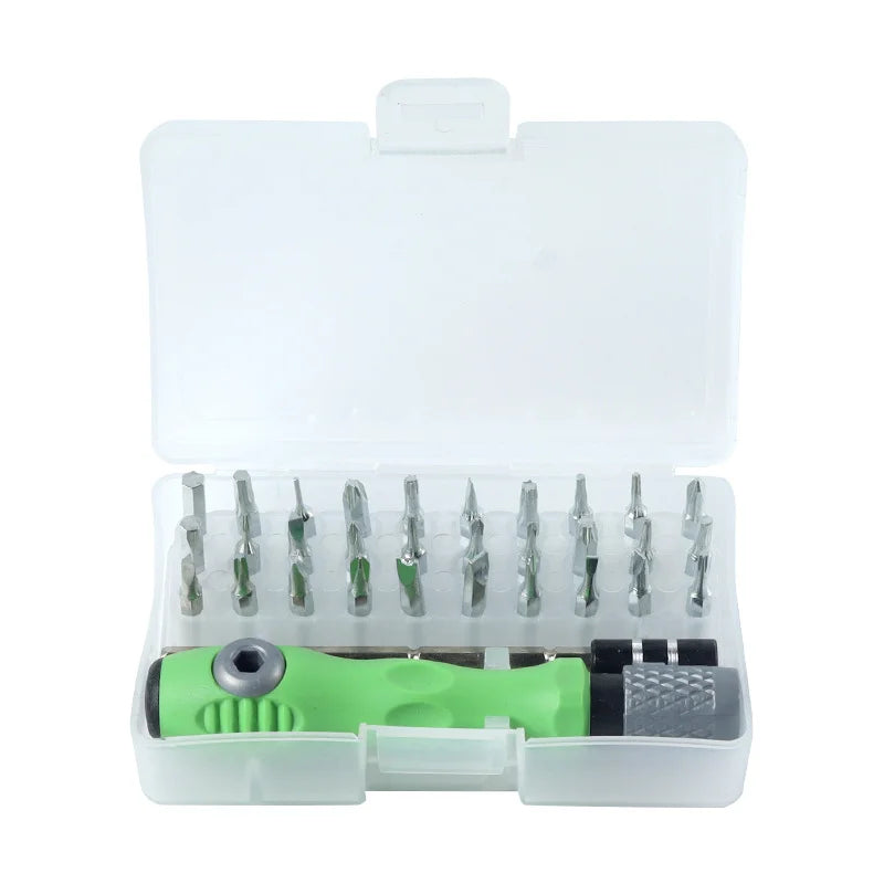 Nuevo Juego de Destornilladores de Precisión 32 en 1, Puntas Magnéticas Phillips, Kit de Herramientas de Reparación Manual Multifuncional para Teléfono, Reloj, Gafas