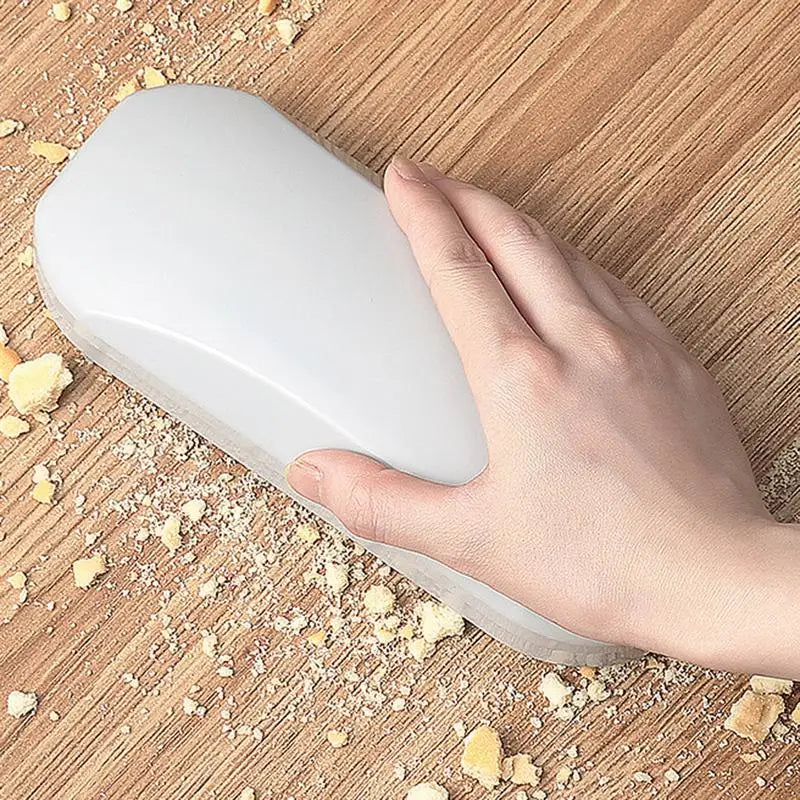 Mini barredora de migas de mano ABS, cepillo de barrido ergonómico para servidor, estufa de mesa, tostadora, migas de comida, migas de pan