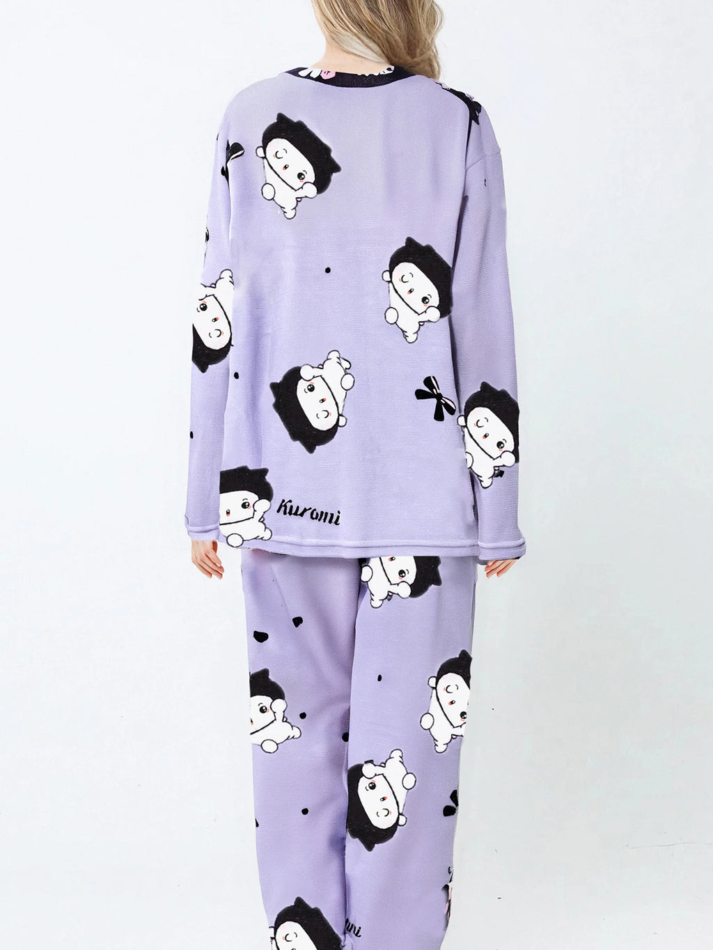 Conjunto de Pijama de Franela para Mujer – Suave y Cálido, Ideal para el Invierno, Pijama Largo de Manga Larga y Pantalón Cómodo