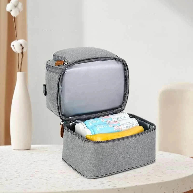 Bolsa de almuerzo para comida escolar de Picnic caliente de gran capacidad, mochila aislada, bolsas para fiambrera, refrigerador fresco, leche materna, bolso de mantenimiento fresco