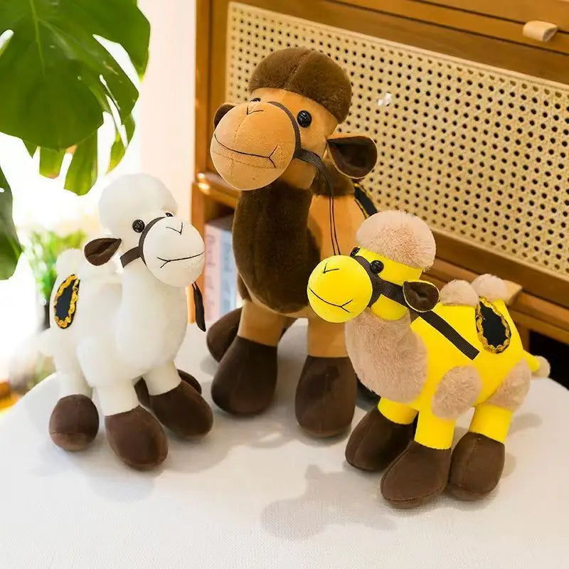 Juguete de Peluche de Camello de Simulación, Muñeco de Camello del Desierto, Almohada Creativa de Camello, Juguete para Niños, Regalo Kawayi