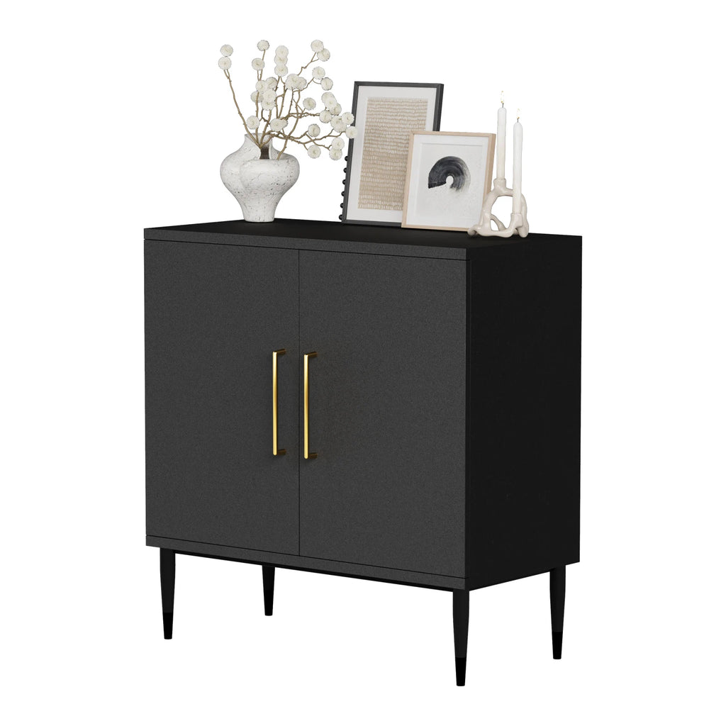 Aparador de Madera con Cajones, Almacenamiento con Patrón Geométrico, Estante de Cocina, Buffet para Café, Consola Georgina para Comedor y Sala de Estar