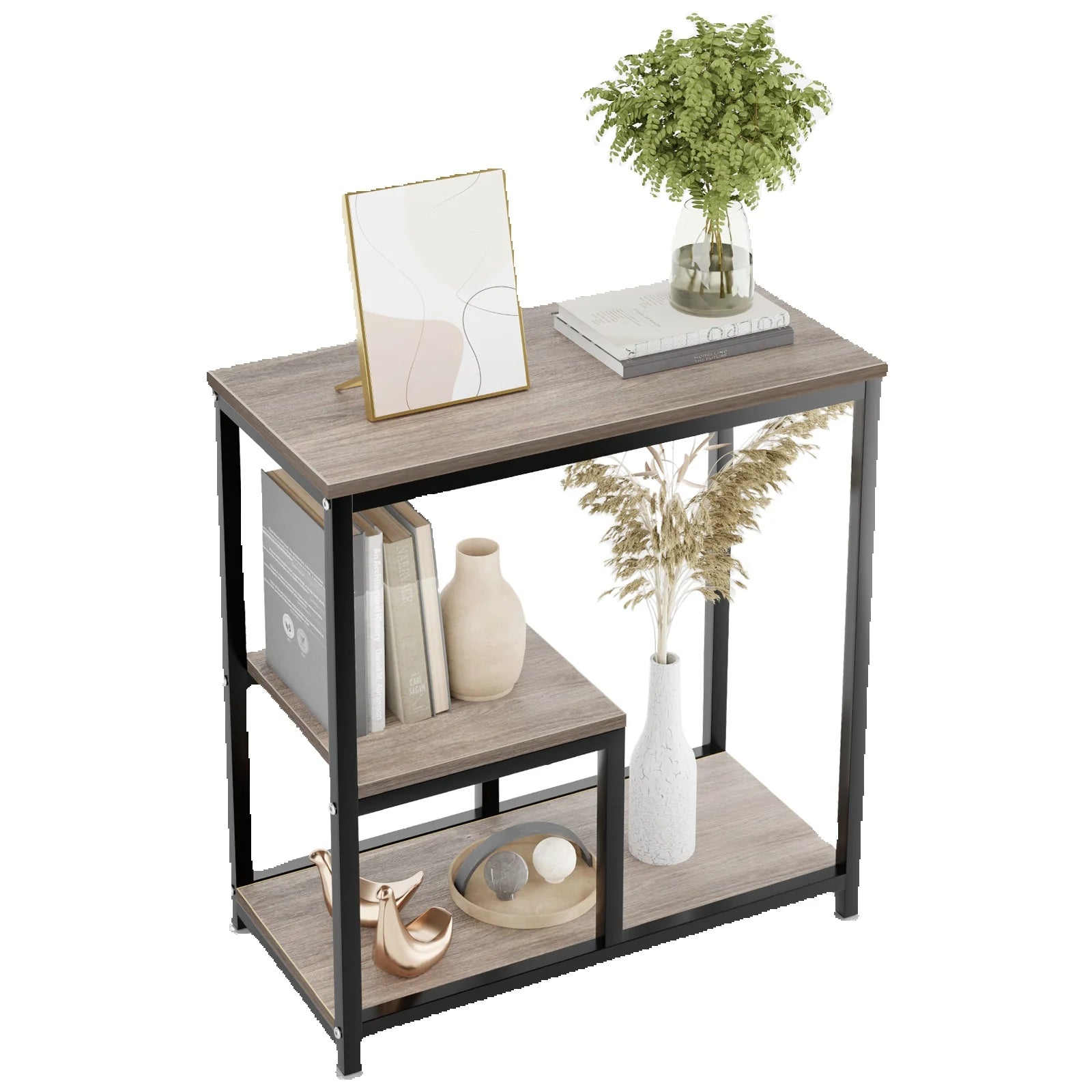 60*30cm Mesa Para Jardín, mesa Auxiliar, Mueble Para Impresora Mesa Auxiliar, Mueble Para Impresora Mesas Laterales Estante Mueble Organizador Con Ruedas Mesa Librero