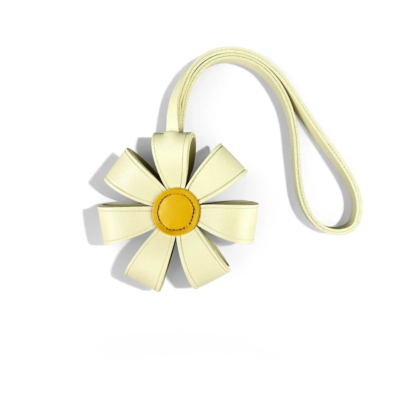 Llavero de mariposa de cuero PU en tonos tierra - Colgante de cuero PU hecho a mano para bolso, accesorio para cartera, regalos florales en tonos neutros cálidos