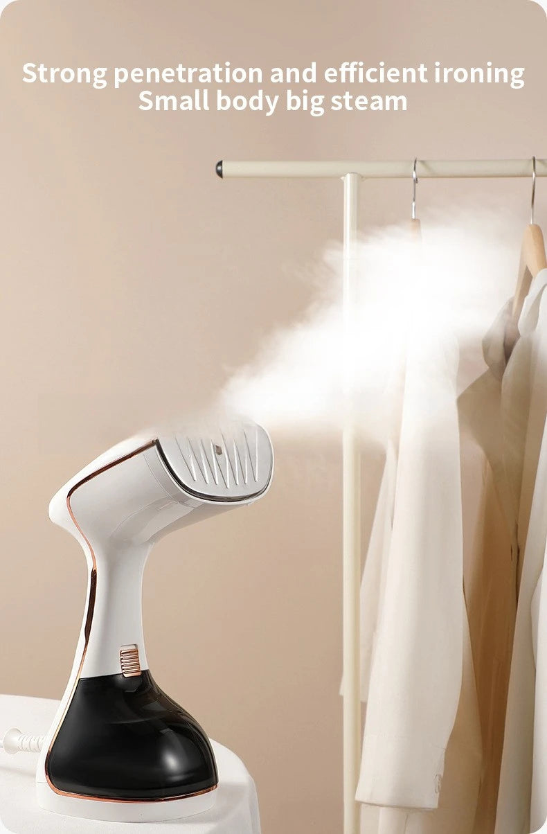 Vaporizador de ropa de mano, plancha de vapor eléctrica para el hogar, máquina de vapor portátil de planchado de calor rápido para viajes en casa
