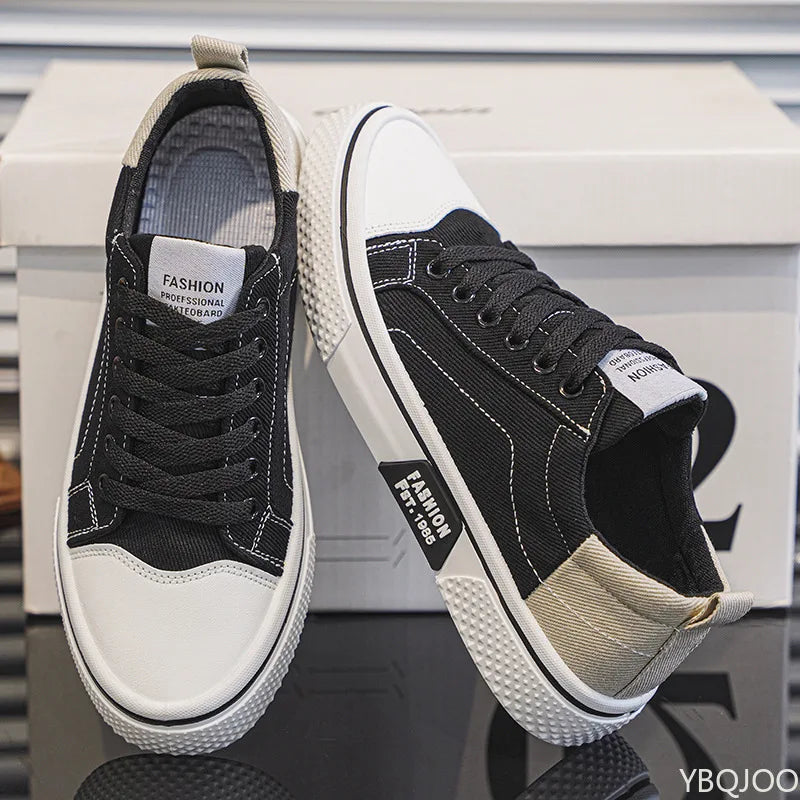 Zapatos ligeros y transpirables para hombre, nuevos zapatos de lona, cómodos, de talla grande, resistentes al desgaste, zapatillas informales a la moda